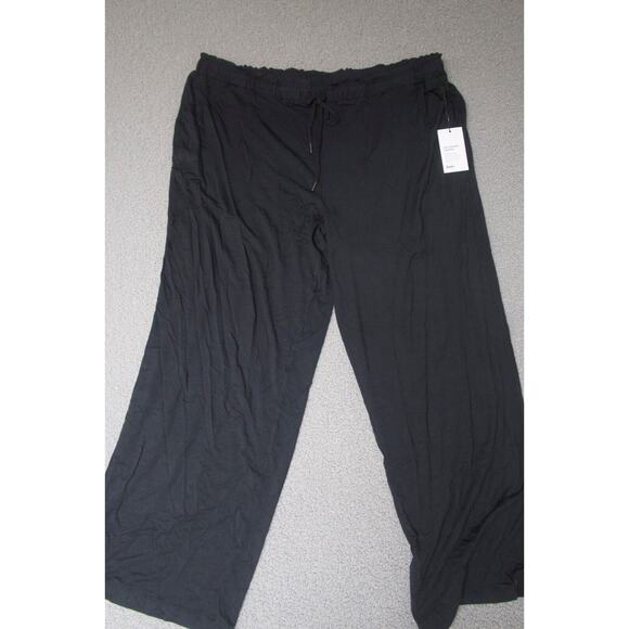 Knix‎ Modal Straight Leg Pants Lounge Pants black XXXL NEW - Picture 1 of 7
